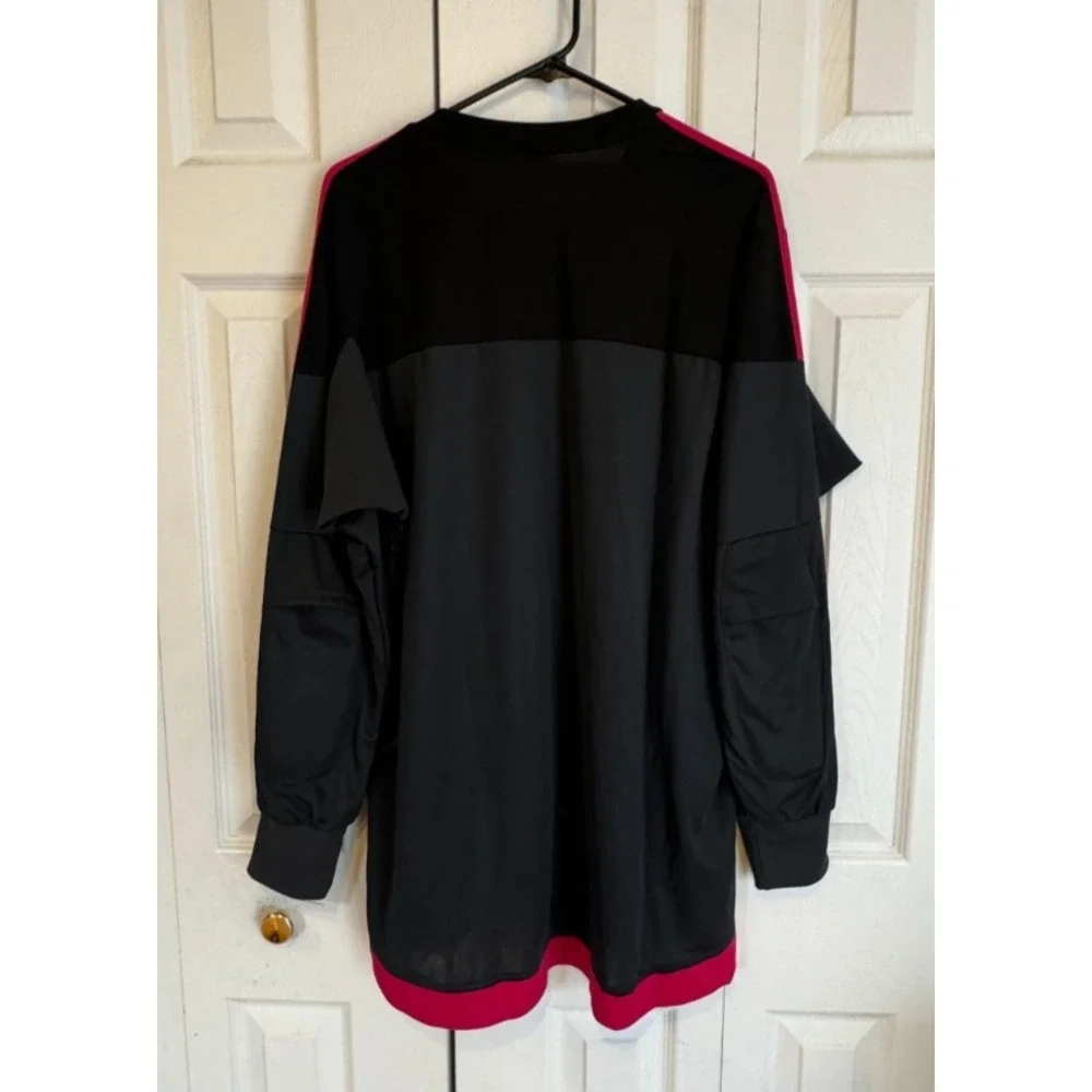 Adidas Adizero Top 15 GK Long Sleeve GoalKeeper Jersey Black & Pink Men's XL NEW